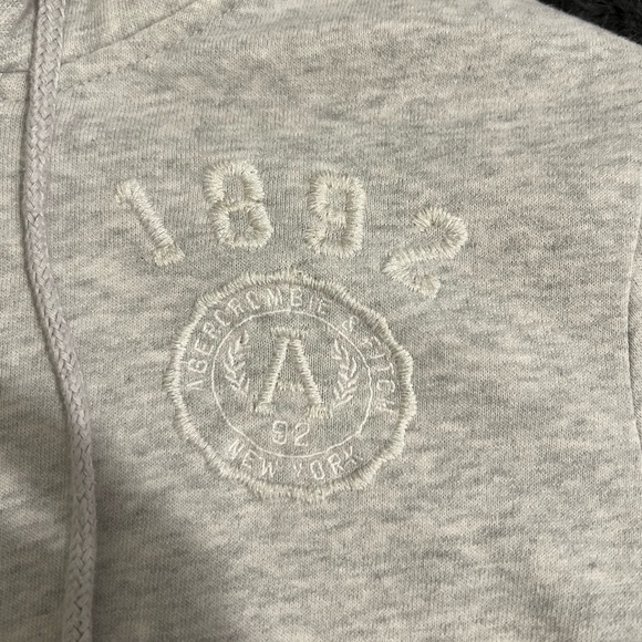 Abercrombie grey zip up - Picture 2 of 3